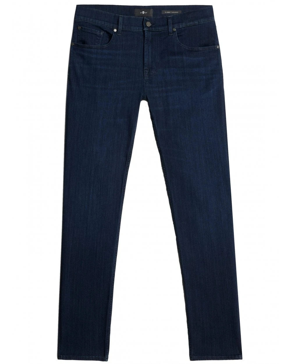 7 For All Mankind Mens Calvert Luxe Performance Slimmy Jeans Dark Blue 1 7 For All Mankind Mens Calvert Luxe Performance Slimmy Jeans Dark Blue