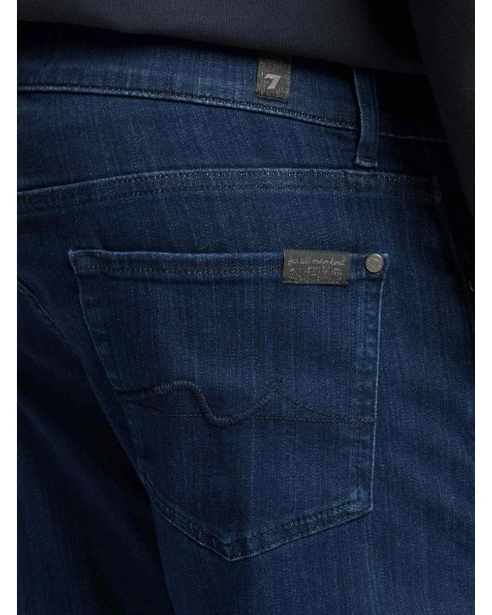 7 For All Mankind Mens Calvert Luxe Performance Slimmy Jeans Dark Blue 7 7 For All Mankind Mens Calvert Luxe Performance Slimmy Jeans Dark Blue - Image 7