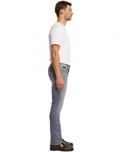 7 For All Mankind Mens Choral Slim Fit Jeans Grey -Repertoire Fashion Store 7 for all mankind mens choral slim fit jeans grey p46123 305103 image