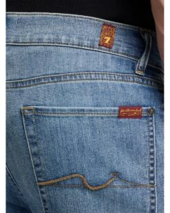 7 For All Mankind Mens Draft Slim Fit Jeans Light Blue -Repertoire Fashion Store 7 for all mankind mens draft slim fit jeans light blue p46122 313127 image
