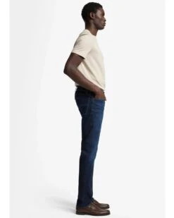 7 For All Mankind Mens Fairfield Slimmy Luxe Performance Jeans Dark Blue -Repertoire Fashion Store 7 for all mankind mens fairfield slimmy luxe performance jeans dark blue p46796 316309 image