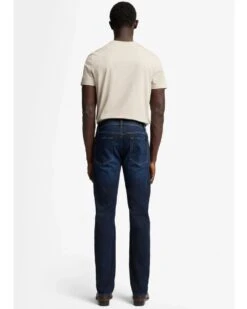 7 For All Mankind Mens Fairfield Slimmy Luxe Performance Jeans Dark Blue -Repertoire Fashion Store 7 for all mankind mens fairfield slimmy luxe performance jeans dark blue p46796 316315 image