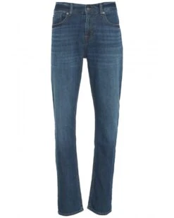 7 For All Mankind Mens Forte Slim Fit Jeans Blue