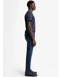 7 For All Mankind Mens Grapevine Slimmy Luxe Performance Jeans Mid Blue -Repertoire Fashion Store 7 for all mankind mens grapevine slimmy luxe performance jeans mid blue p46797 317509 image