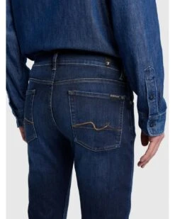 7 For All Mankind Mens Maestro Slimmy Luxe Performance Jeans Dark Whisker Blue 5 7 For All Mankind Mens Maestro Slimmy Luxe Performance Jeans Dark Whisker Blue -Repertoire Fashion Store 7 for all mankind mens maestro slimmy luxe performance jeans dark whisker blue p45319 293718 image