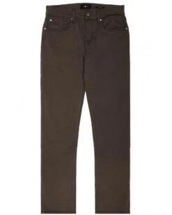 7 For All Mankind Mens Savannah Lux Performance Plus Sateen Chino Jeans Coffe Bean Brown