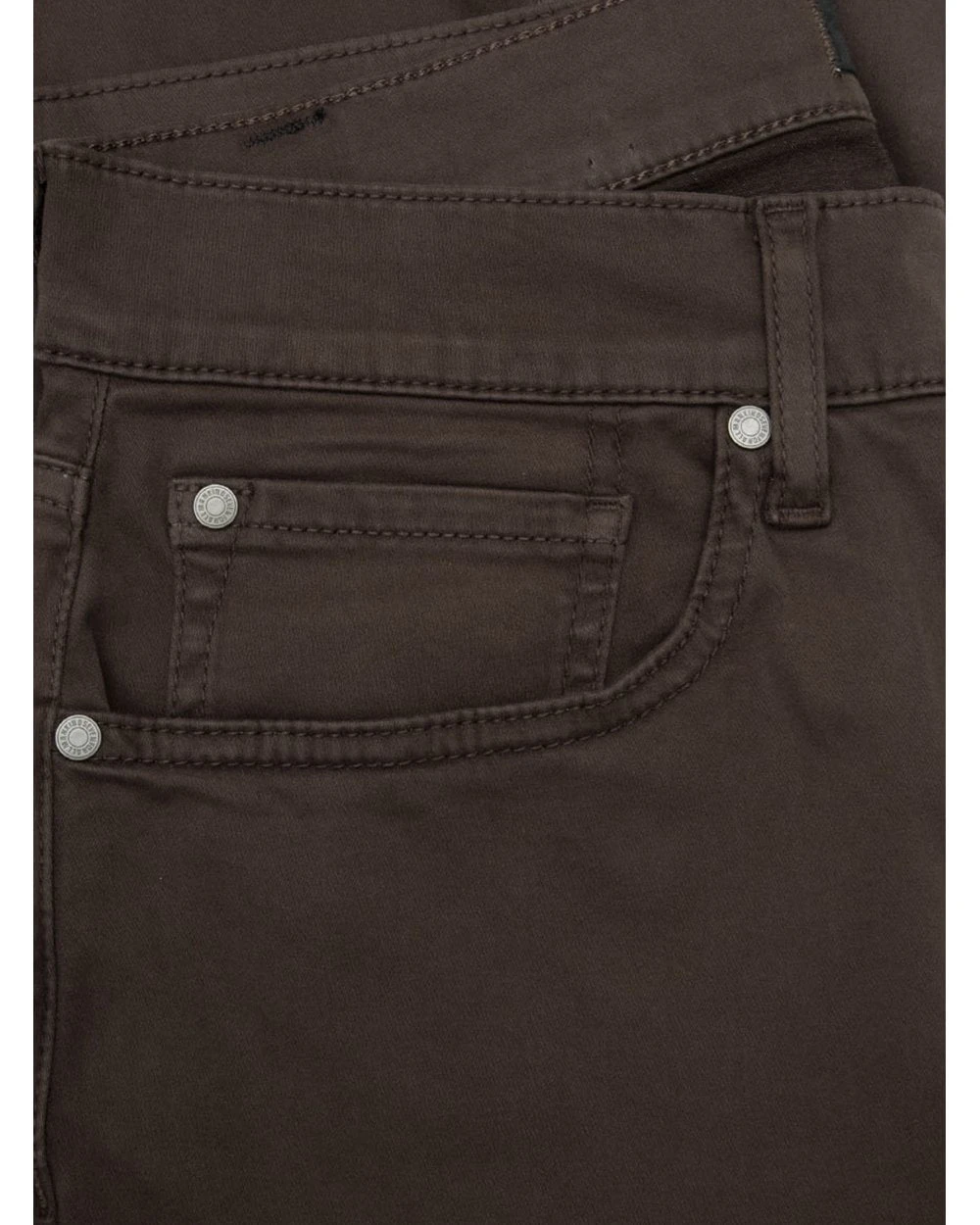 7 For All Mankind Mens Savannah Lux Performance Plus Sateen Chino Jeans Coffe Bean Brown 4 7 For All Mankind Mens Savannah Lux Performance Plus Sateen Chino Jeans Coffe Bean Brown - Image 4