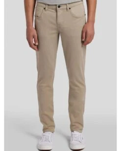 7 For All Mankind Mens Slimmy Luxe Performance Chino Jean Beige -Repertoire Fashion Store 7 for all mankind mens slimmy luxe performance chino jean beige p45317 293658 image