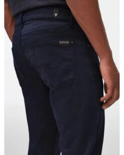 7 For All Mankind Mens Slimmy Luxe Performance Chino Jean Navy -Repertoire Fashion Store 7 for all mankind mens slimmy luxe performance chino jean navy p45316 293640 image