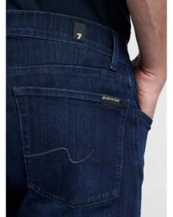 7 For All Mankind Mens Slimmy Luxe Performance Plus Jeans Deep Blue -Repertoire Fashion Store 7 for all mankind mens slimmy luxe performance plus jeans deep blue p45822 300410 image
