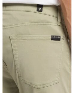 7 For All Mankind Mens Slimmy Luxe Performance Slim Chinos Sateen Russel Green -Repertoire Fashion Store 7 for all mankind mens slimmy luxe performance slim chinos sateen russel green p46125 310276 image