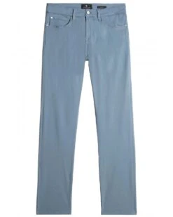 7 For All Mankind Mens Slimmy Luxe Performance Slim Chinos Sleepy Blue