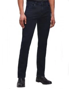 7 For All Mankind Mens Slimmy Tapered Luxe Performance Eco Jeans Blue Black
