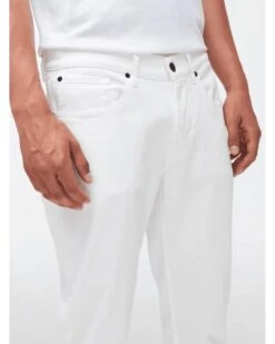 7 For All Mankind Mens Slimmy Tapered Luxe Performance Jeans White 7 7 For All Mankind Mens Slimmy Tapered Luxe Performance Jeans White -Repertoire Fashion Store 7 for all mankind mens slimmy tapered luxe performance jeans white p45120 290997 image