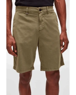 7 For All Mankind Mens Slimmy Weightless Green Chino Shorts -Repertoire Fashion Store 7 for all mankind mens slimmy weightless green chino shorts p40645 233494 image