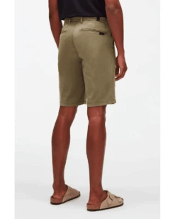 7 For All Mankind Mens Slimmy Weightless Green Chino Shorts -Repertoire Fashion Store 7 for all mankind mens slimmy weightless green chino shorts p40645 233504 image