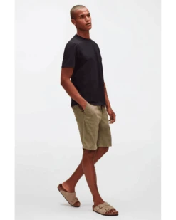 7 For All Mankind Mens Slimmy Weightless Green Chino Shorts -Repertoire Fashion Store 7 for all mankind mens slimmy weightless green chino shorts p40645 233514 image