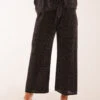 Sparkly Elasticated Waist Wide Leg Trousers