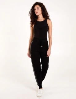 Leggings With Silver Studs(Leggings Loungewear Silver Studs)