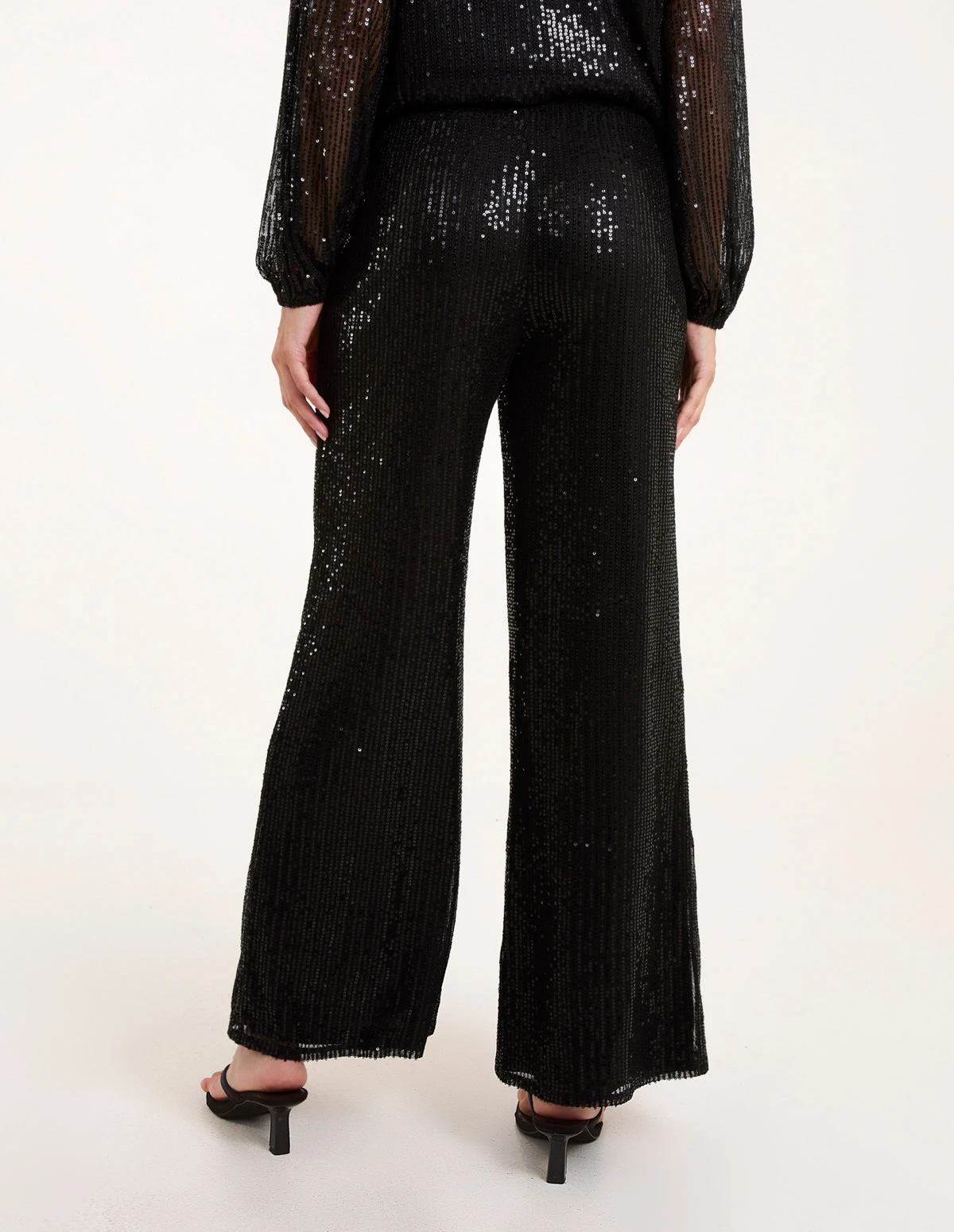 Sequin Trousers(Black Sequin Trousers) 5 Sequin Trousers(Black Sequin Trousers) - Image 5