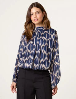 Octagon Metallic Blouse(Octagon Metallic Blouse)