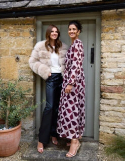 PU Wide Leg Trousers(Pu Wide Leg Trousers) -Repertoire Fashion Store AW25221