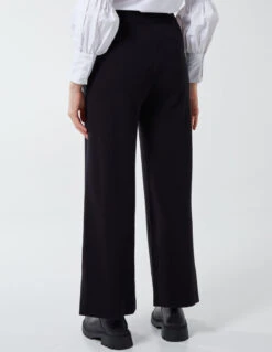 Knitted Drawstring Culottes(Black Knitted Drawstring Culottes) -Repertoire Fashion Store BV2049003 59236