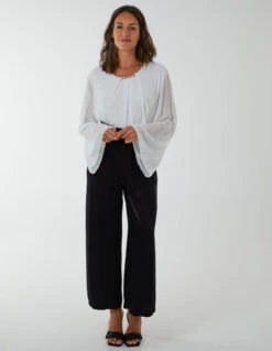 Satin Wide Leg Trouser