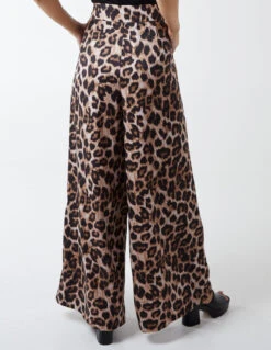 Wide Leg Leopard Trousers -Repertoire Fashion Store BV2304025 61092
