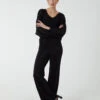 Pleated Trousers(Black Pleated Trousers) 10 Pleated Trousers(Black Pleated Trousers) -Repertoire Fashion Store BV2355 BLACK 4886