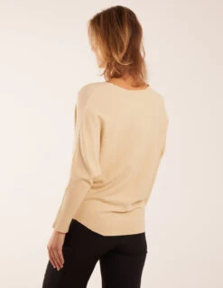 Plain Batwing Top(Plain Batwing Top) -Repertoire Fashion Store BV2365R2 STONE 29692