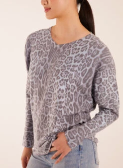 Animal Batwing Jumper(Blue Animal Batwing Jumper) 8 Animal Batwing Jumper(Blue Animal Batwing Jumper) -Repertoire Fashion Store BV2375 BLUE 4