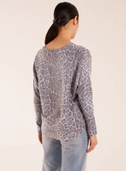 Animal Batwing Jumper(Blue Animal Batwing Jumper) 9 Animal Batwing Jumper(Blue Animal Batwing Jumper) -Repertoire Fashion Store BV2375 BLUE 5