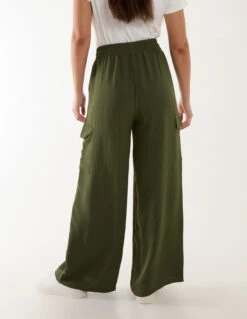 Wide Leg Combat Trousers(Wide Leg Combat Trousers) -Repertoire Fashion Store BV245208056 132726
