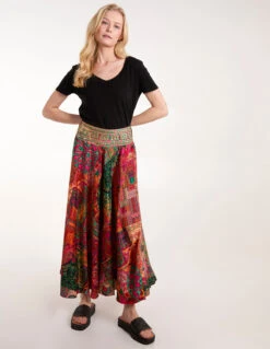 Embellished Extreme Wide Leg Trouser -Repertoire Fashion Store BV245211011 132319
