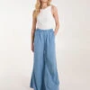 Tencel Wide Leg Trousers(Tencel Wide Leg Trousers)