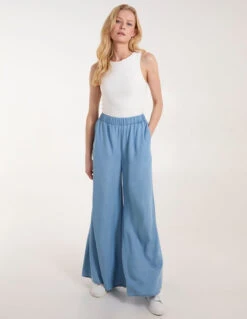 Tencel Wide Leg Trousers(Tencel Wide Leg Trousers)