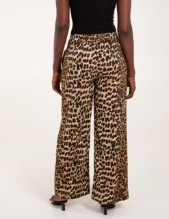 Wide Leg Leopard Trousers(Wide Leg Leopard Trousers) -Repertoire Fashion Store BV245227 LEOPARD 43533