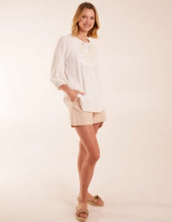 Floral Embroidered Bust Top 6 Floral Embroidered Bust Top -Repertoire Fashion Store BV245417014 131681