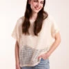 Crochet Batwing Oversized Top(Cream Crochet Batwing Oversized Top) 8 Crochet Batwing Oversized Top(Cream Crochet Batwing Oversized Top) -Repertoire Fashion Store BV245430013 129597