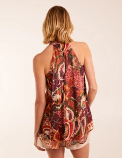 Paisley Halter Neck Top(Paisley Halter Neck Top) 7 Paisley Halter Neck Top(Paisley Halter Neck Top) -Repertoire Fashion Store BV245443116 131749