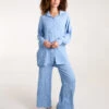 Waffle Shirt & Trousers Set(Waffle Shirt Trousers Set)