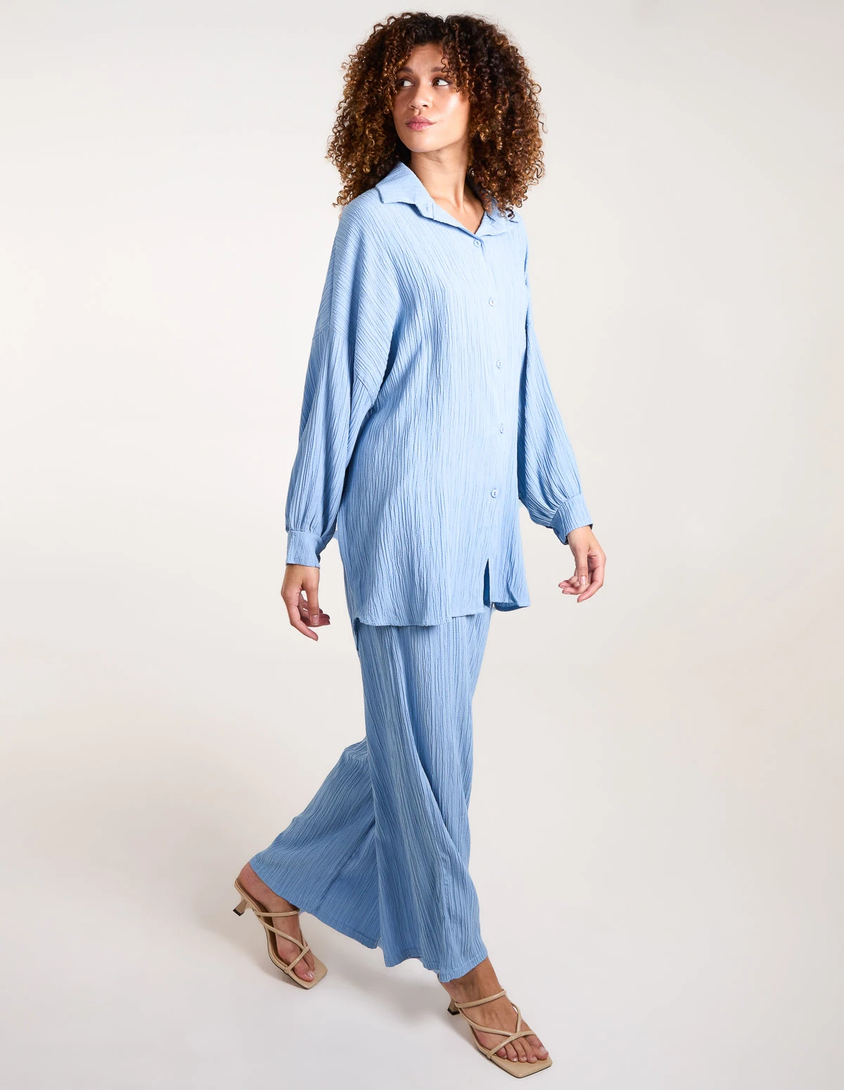 Waffle Shirt & Trousers Set(Waffle Shirt Trousers Set) 2 Waffle Shirt & Trousers Set(Waffle Shirt Trousers Set) - Image 2