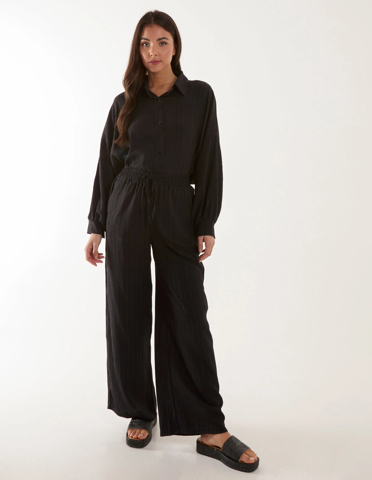 Waffle Shirt & Trouser Set 1 Waffle Shirt & Trouser Set