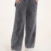 Acid Wash Straight Leg Joggers(Acid Wash Straight Leg Joggers)