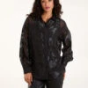 Mesh Metallic Detailed Shirt(Mesh Metallical Detailed Shirt)