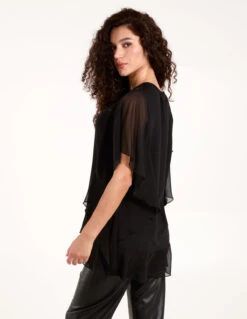 Diamante Tunic(Diamante Tunic) -Repertoire Fashion Store BV246428 BLACK 5 1