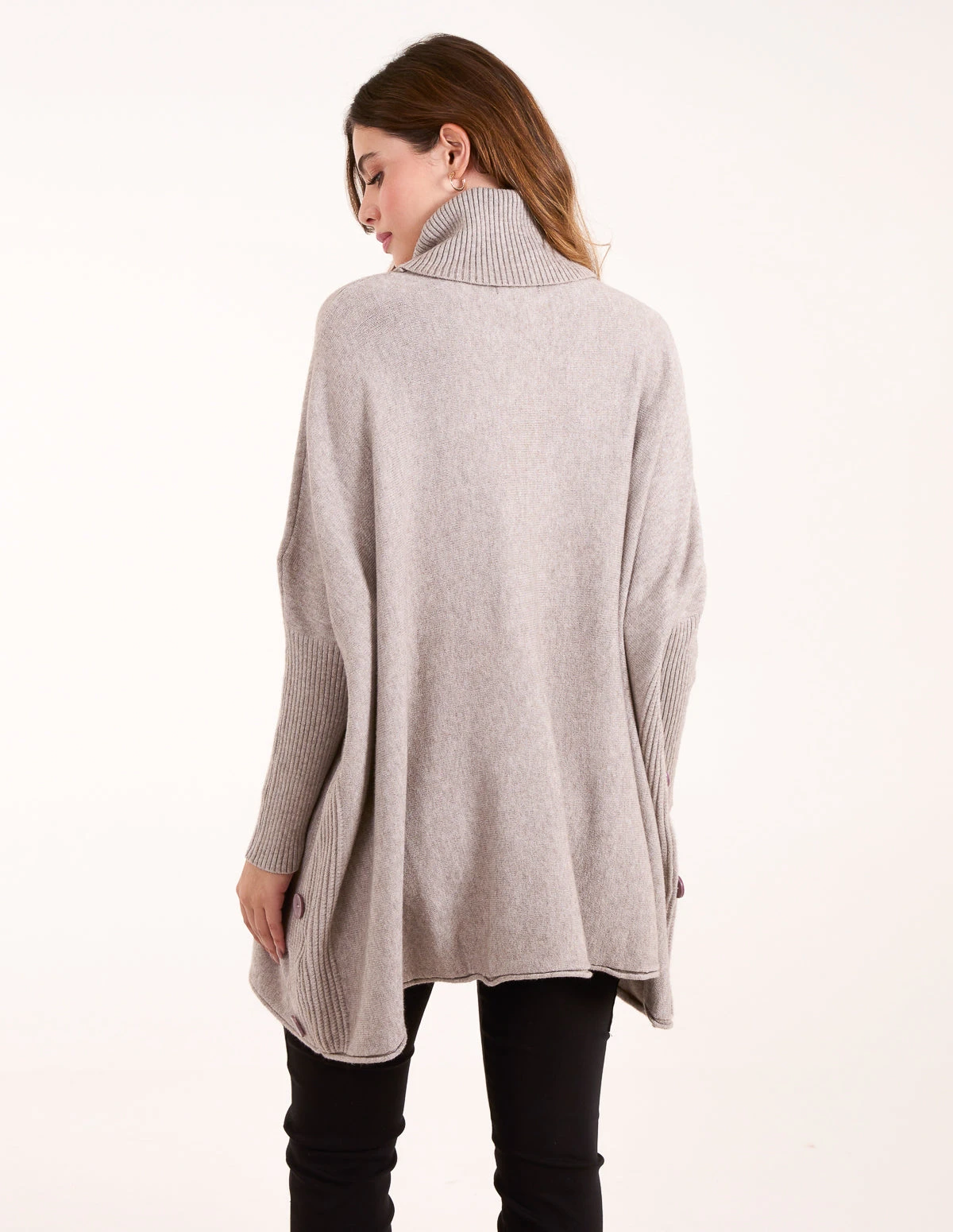 Roll Neck Button Mini Pocket Jumper(Roll Neck Button Mini Pocket Jumper) 4 Roll Neck Button Mini Pocket Jumper(Roll Neck Button Mini Pocket Jumper) - Image 4