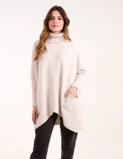 Roll Neck Pocket Jumper(Roll Neck Pocket Jumper)
