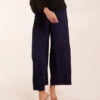 Wide Leg Pleated Trousers(Navy Wide Leg Pleated Trousers) 11 Wide Leg Pleated Trousers(Navy Wide Leg Pleated Trousers) -Repertoire Fashion Store BV2473 NAVY 0146